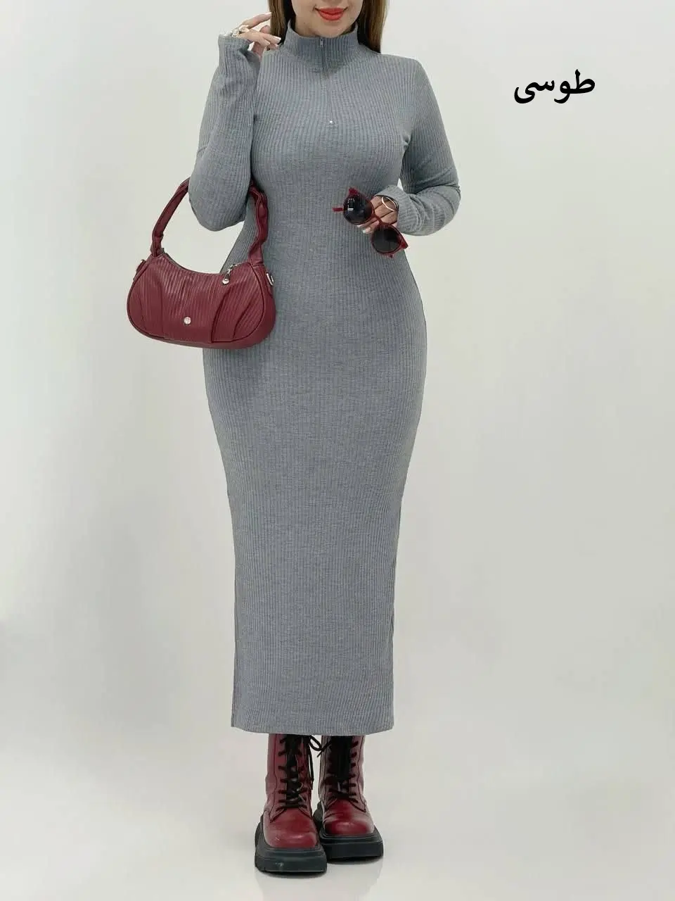 3701-پیراهن بلند فینگری